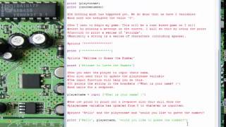 Python 3 Programming 1. 3 Guess the Number