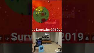 Surviv.io 2019 vs 2023 #goodolddays #gaming #survivio  #nostalgia #games #gameplay #funny #surviv