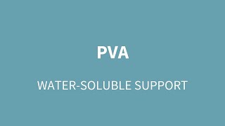 Introducing PVA - The New Soluble 3D Printing Filament by BigRep