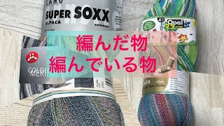 編んだ物編んでいる物🧦