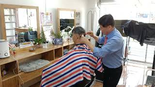 💈Barber shop 40년 실무경력 이발장인의 가위소리💈양산석산  정 Barber shop                        💈문의: 010-31352-2135