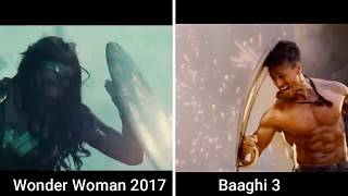 Baaghi 3 and Wonder Woman Comparison