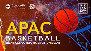 Concordia Shanghai - APAC Basketball Boys - BRENT vs. WAB  (PC GYM)