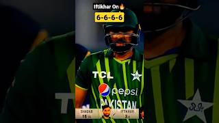 Iftikhar Ahmad batting today 🔥6-6-6-6 #pakvsnz #shorts #viral #cricket #youtubeshorts