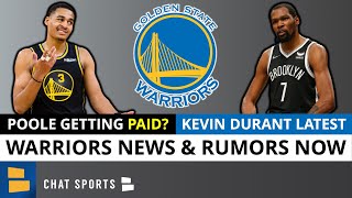 Warriors Giving Jordan Poole MAX Contract? NEW Golden State Warriors Rumors On Kevin Durant Trade