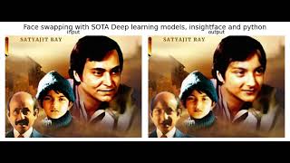 Face Swap | Deep learning | insightface | python