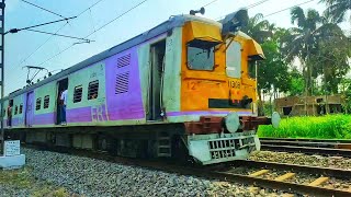 high speed up bandel kalna local for rail maintains block katwa line moving very fast