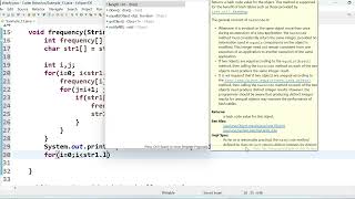 How to count frequency of characters in a string?