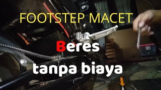 footstep polytron fox R macet, ini caranya