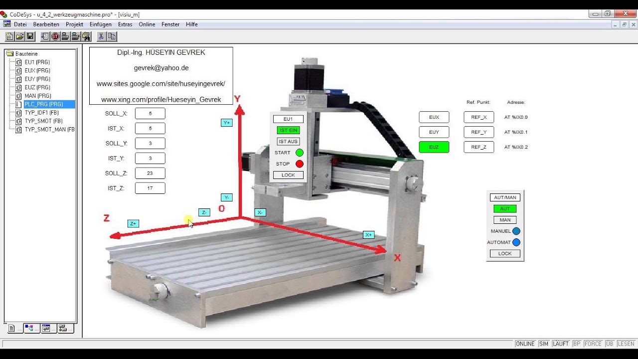Codesys Werkzeugmaschine Youtube