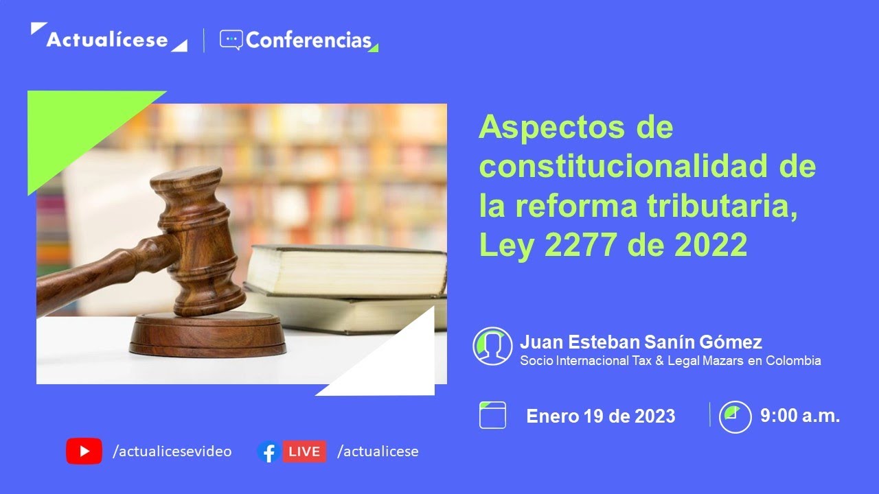 Aspectos De Constitucionalidad De La Reforma Tributaria, Ley 2277 De ...