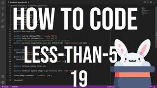 how to code racket - 19 less-than-5