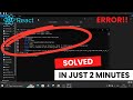 Npx create-react-app Not Working | How to Fix the Error While Installing React | Fix React Error