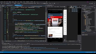 Xamarin Android WebView in Visual Studio 2019 | Getting Started