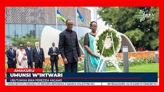 Perezida Kagame yifurije Abaturarwanda Umunsi Mwiza w'Intwari