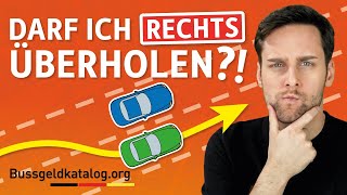 Rechts überholen 🚘🚍‼ : Wann ist das ausnahmsweise erlaubt? - bussgeldkatalog.org