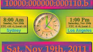 Digital Clock Designer's Binary Clock