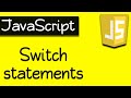#12: JavaScript tutorial for beginners | Switch Statement