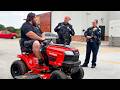Police Love My Racing Lawn Mower...