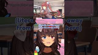 VTuber begs Monika for forgiveness #shorts #ddlc