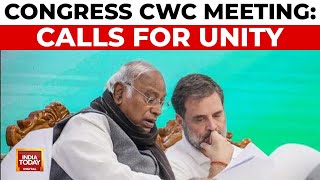 Congress CWC Meeting: Mallikarjun Kharge Calls For Unity, Rahul Gandhi Questions ECI | India Today