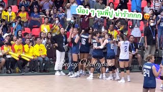 Team Thailand สาว ๆ ทีมไทยไหว้ขอบคุณแฟน ๆ และไปทักทายรุ่นพี่ หลังเกมกับญี่ปุ่น | VNL 2023