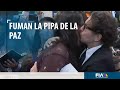 Con beso y abrazo, Quadri y diputada trans hacen las paces en San Lázaro