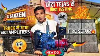 Dj Sarzen Production में पहली बार हुआ छोटा Tejas Dg से Testing🔥Truck में आया New Speaker 😱