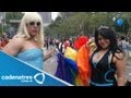 Comunidad gay marcha contra la discriminación y a favor de la libertad sexual