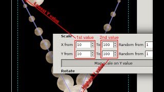 Gimp python script Path follow updated, new option MAP TO Y COORDINATE