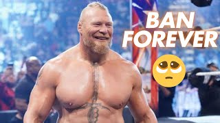 Brock Lesnar Banned From WWE 🥺 He Will Never Return