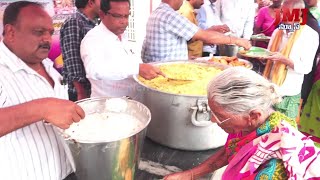 52 రోజులుగా  బాల నాగేంద్ర యాదవ్ ఆధ్వర్యంలో నిర్విరామంగా కొనసాగుతున్నడొక్కా సీతమ్మ అన్నదానకార్యక్రమం.