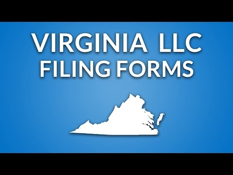 Virginia LLC - Formation Documents Virginia LLC - Formation Documents