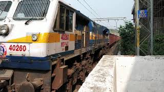 40260 Kalyan WDP4D with Empty BOXN Wagons Proceeding Towards Dombivli (Di)