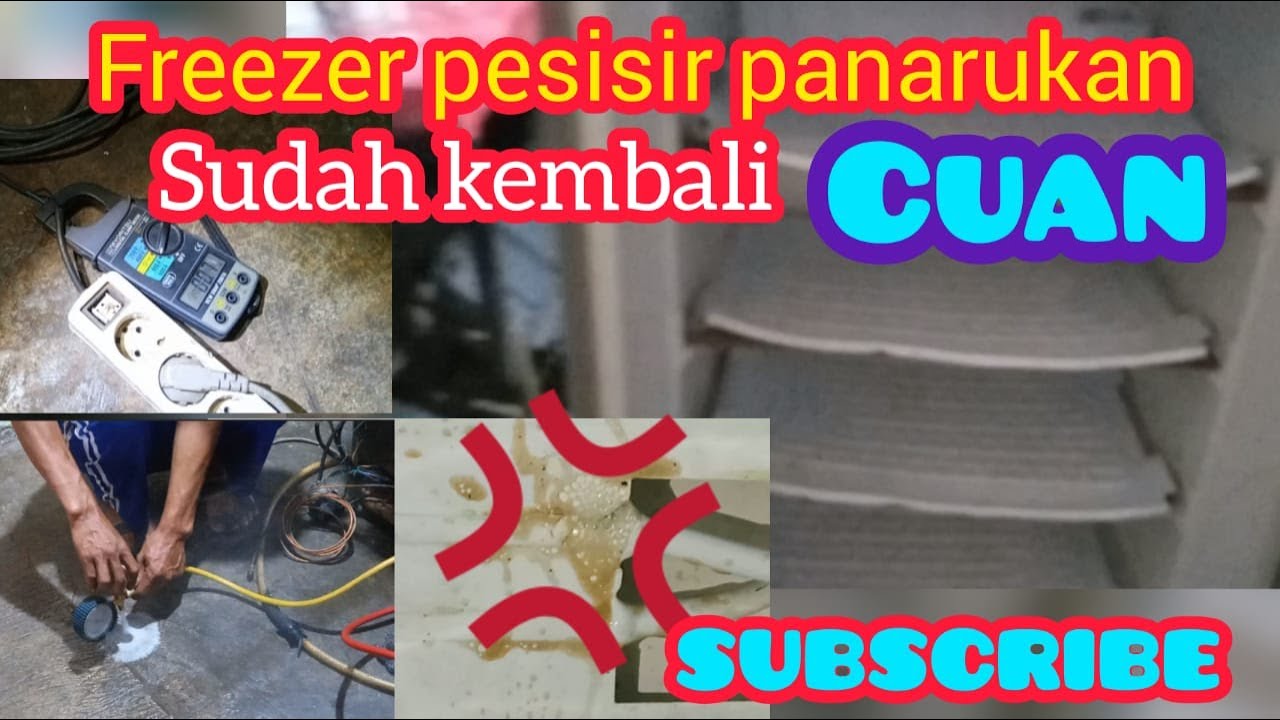 Cara Memperbaiki Freezer Kulkas Bocor/ Di Pesisir Panarukan - YouTube