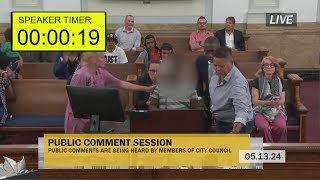 Racist Zoombomber rants at children at Denver council