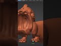 sculpting in blender bestiary stylized shorts