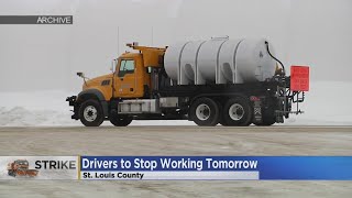 St. Louis Co. Plow Drivers Start Strike Wednesday