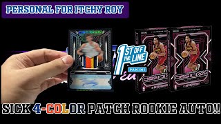 SICK 4-Color Patch Auto Hit from PANINI OBSIDIAN FOTL!!🔥🔥🔥 | #MLABBPERSONALS for Itchy Roy