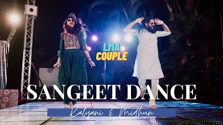 Kerala Sangeet Trending Dance | Kalyani \u0026 Midhun | Morni Banke | Calm Down | Ranjithame | LMA Couple