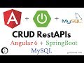 Spring Boot + Angular 6 example | Spring Data JPA + REST + MySQL CRUD example