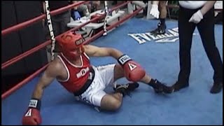 165 lb. Master Boxers : round one TKO