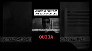 OUIJA IN LIVE #italia #ouija #paranormale #live #spiriti #mistero