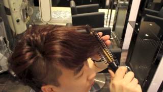 [Korean Hairstylist Edward Kim] Self styling Brush  Iron