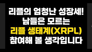 리플 코인의 엄청난 상승세!남들은 모르는 리플생태계(XRPL)에 참여해보려고 합니다!