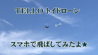 【動画撮影編】TELLO トイドローン 飛ばしてみました★