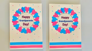 DIY-Beautiful Grandparents Day Card💙🩷 Best Card For Grandparents🥰 Cute Card for grandparents day