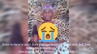 #Kas_Kasongo_Est_Mort. Entre la vie et la mort, il n'y a qu'une respiration. Soit rien. Soit Tout.