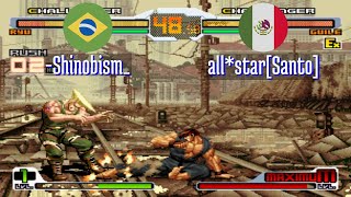 FT5 @svcsplus: -Shinobism_ (BR) vs all*star[Santo] (MX) [SNK vs Capcom svc Fightcade] Jan 3