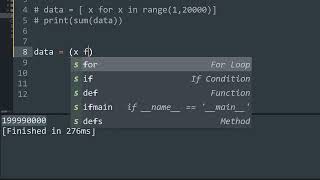 Use generators to save memory in Python !